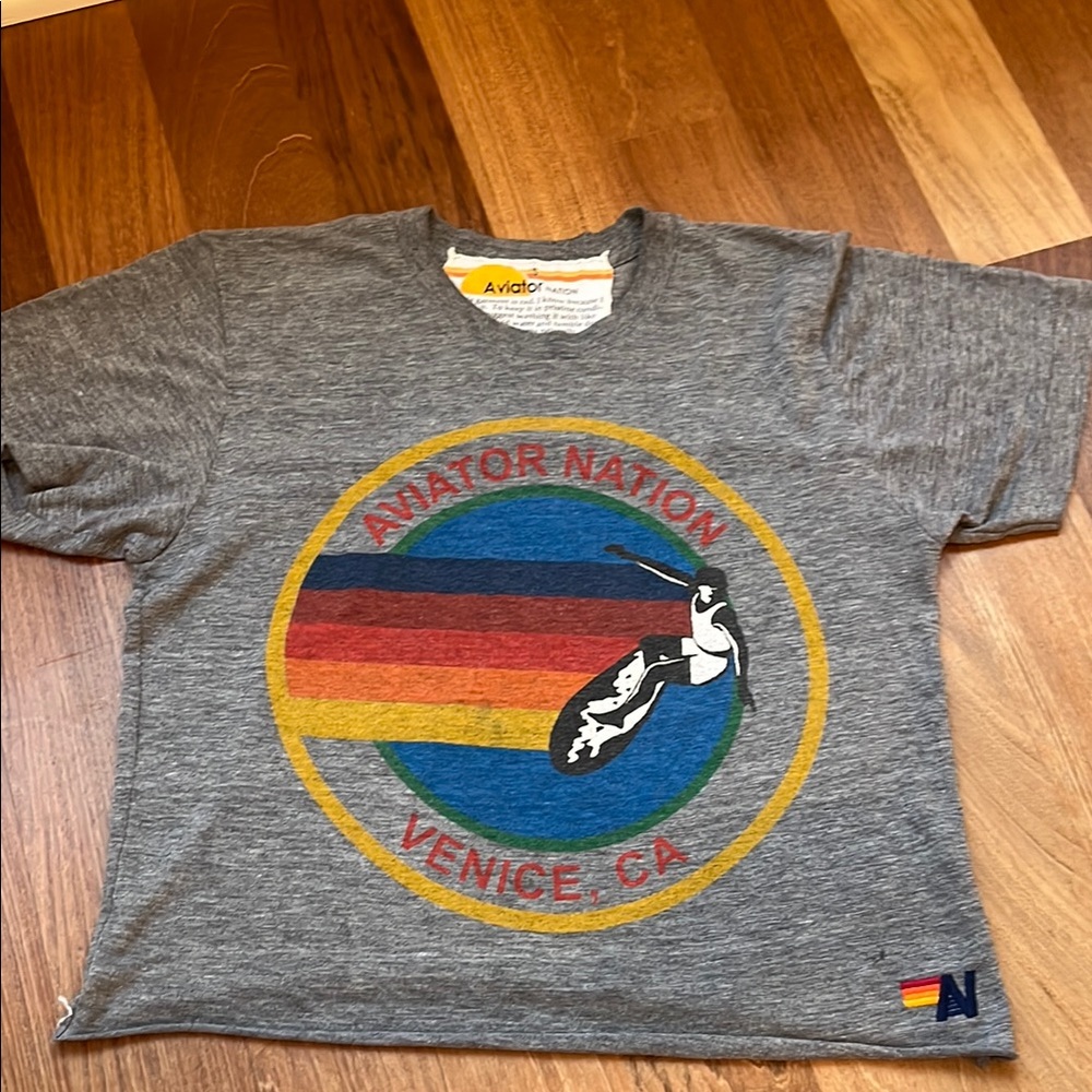 Aviator Nation Gray T-Shirt (great condition)